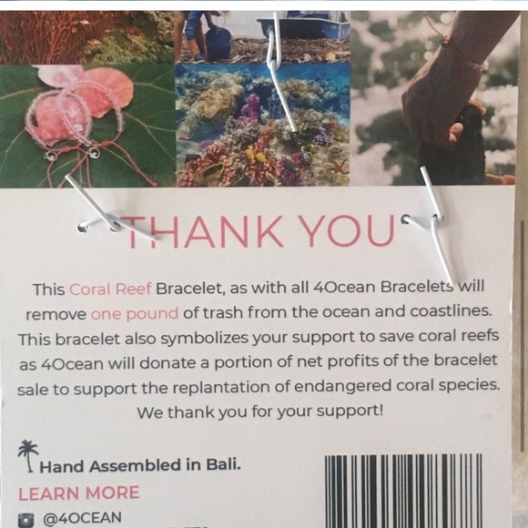 4ocean coral reef bracelet - Picture 3 of 4